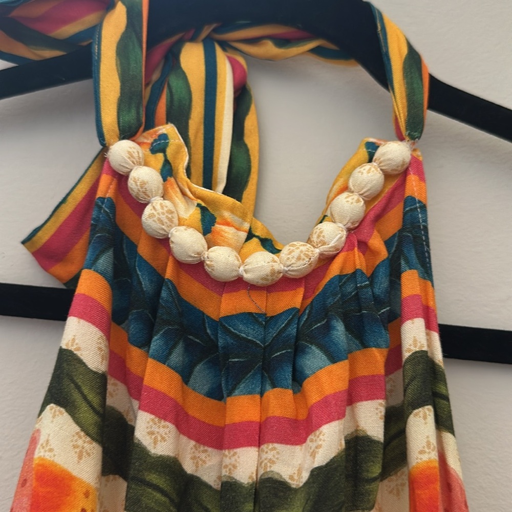 NWT Floral Halter Jumpsuit - Picture 7 of 10